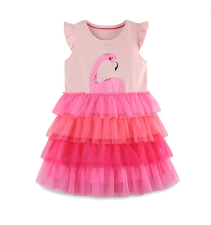 robe flamant rose