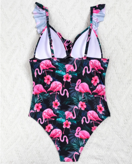 Monokini Sexy Flamant Rose