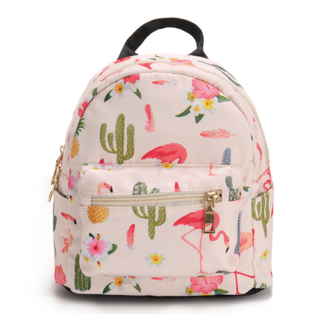petit sac a dos flamant rose et ananas