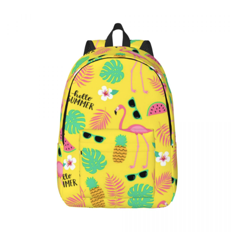 sac a dos flamant rose impermeable