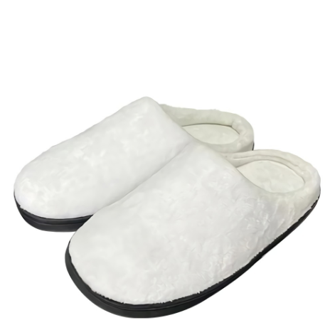 chaussons confortables flamant rose