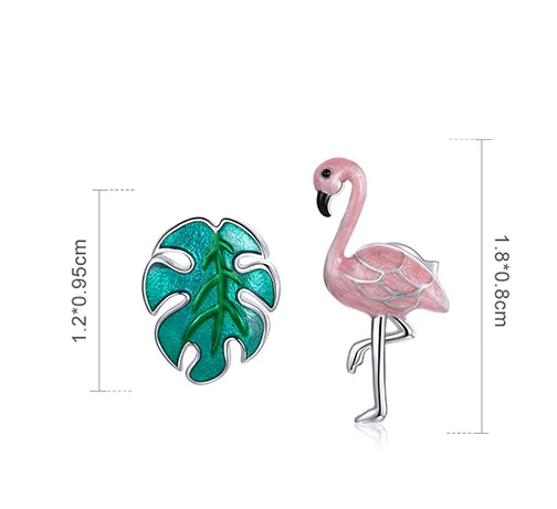 Boucles d'Oreilles Flamant Rose Ado