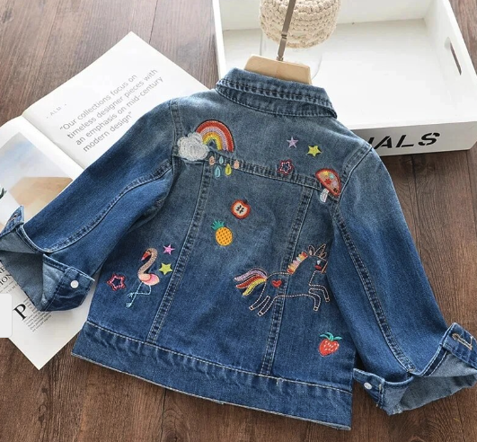 Veste en Jean Flamant Rose