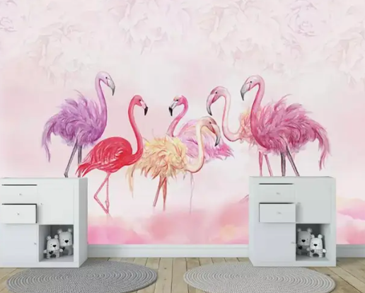 Papier Peint Flamant Rose Rencontre castorama
