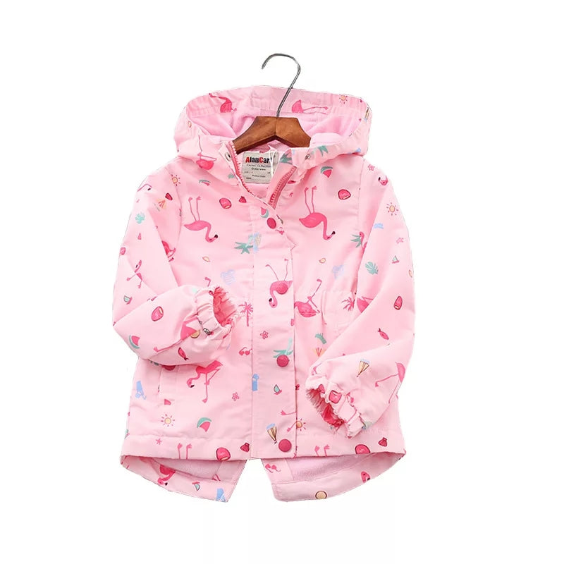 blouson flamant rose