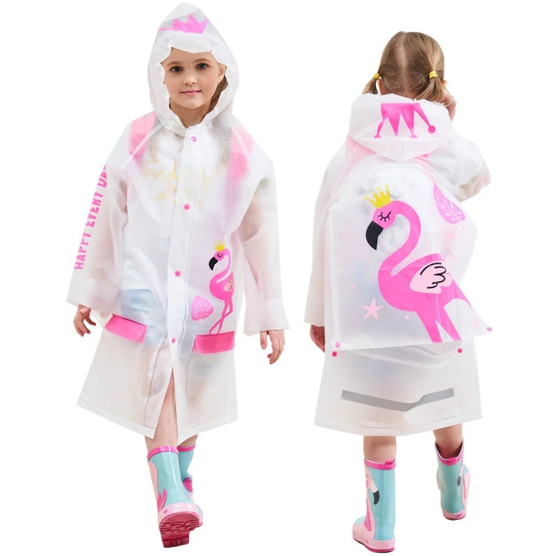 impermeable flamant rose