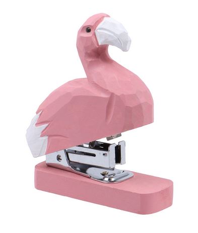 flamant rose agrafeuse