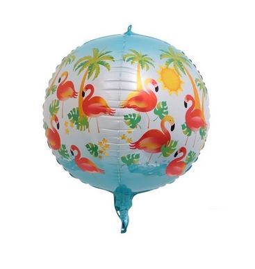 Ballon Gonflable Flamant Rose Soleil