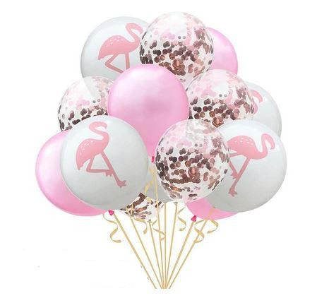Ballons Flamant Rose Brillant