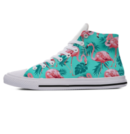 baskets flamant rose pas cheres