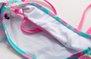 Bikini Enfant Flamant Rose