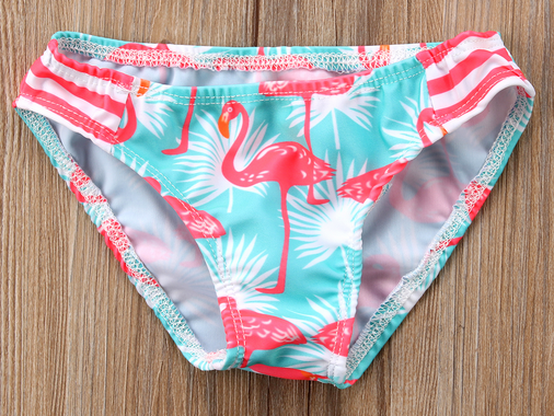 culotte de maillot de bain flamant rose pour enfant