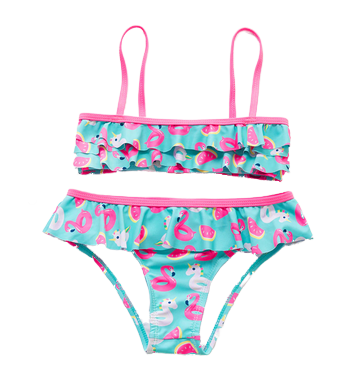 Bikini Enfant Flamant Rose ado pas cher