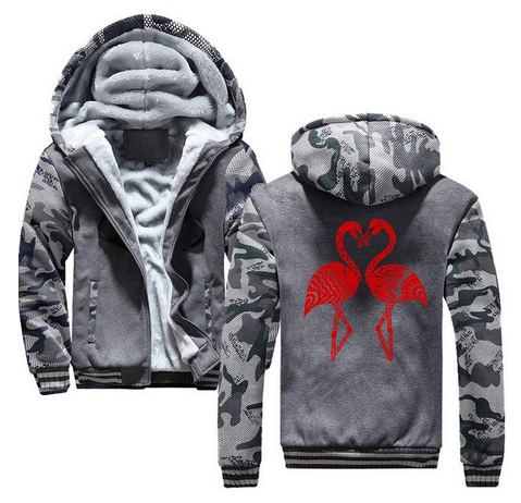 veste pour homme flamant rose