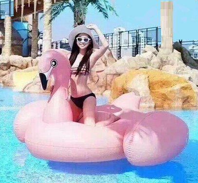 bouee flamant rose vu sur instagram