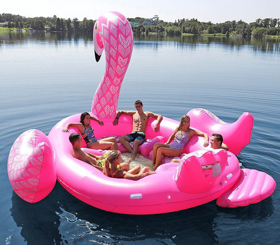 grosse bouee flamant rose adulte enfant