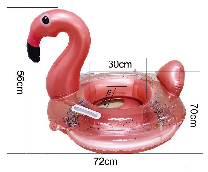 belle bouee flamant rose pour fille