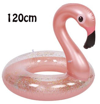 bouee geante flamant rose