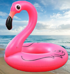 bouee fille flamant rose anneau gifi