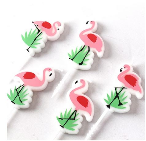 Bougies Anniversaire Flamant Rose