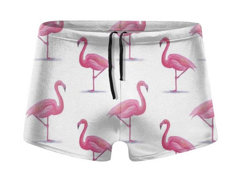 maillot de piscine pour homme flamant rose
