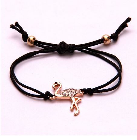 bracelet flamant rose pour homme
