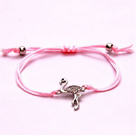 bracelet pas cher avec flamant rose