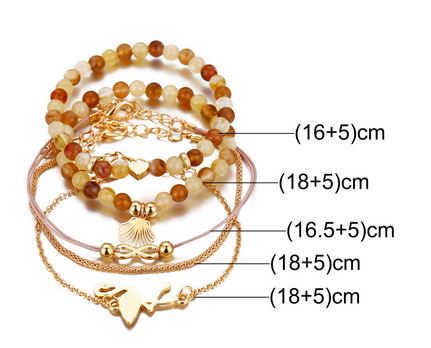 beaux bracelets flamant rose pour femme