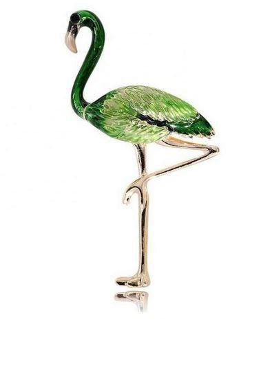 broche flamant rose pour homme
