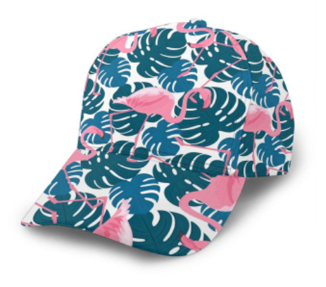 casquette taille unique flamant rose