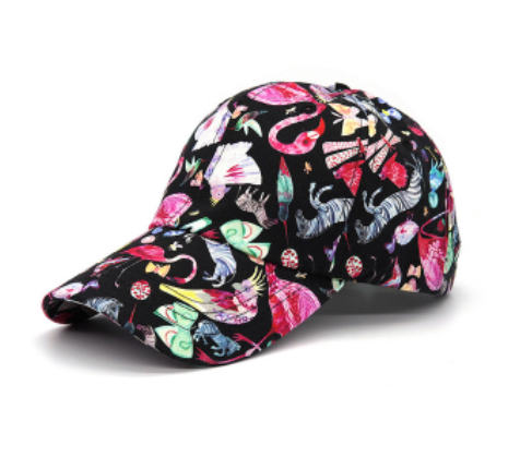 casquette flamant rose art deco unique