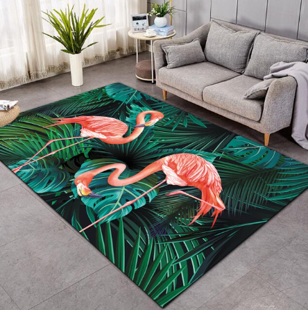grand tapis flamant rose pas cher