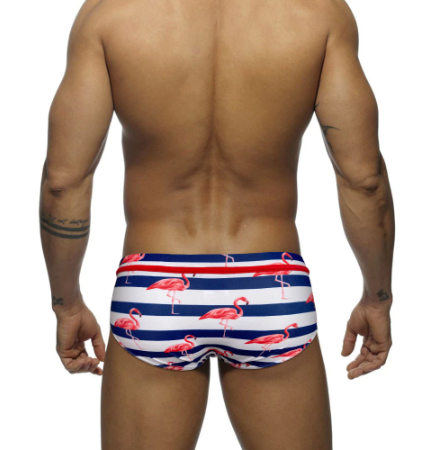 Slip kangourou homme de Bain Marine Flamant Rose