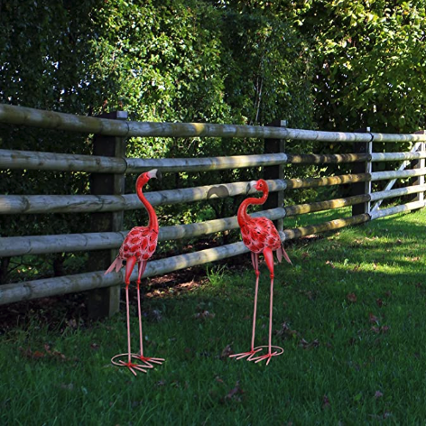 figurine flamant rose pour exterieur