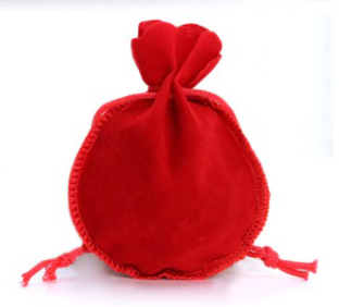 Sac en Velours à Cordon Coulissant pour Emballage de Bijoux