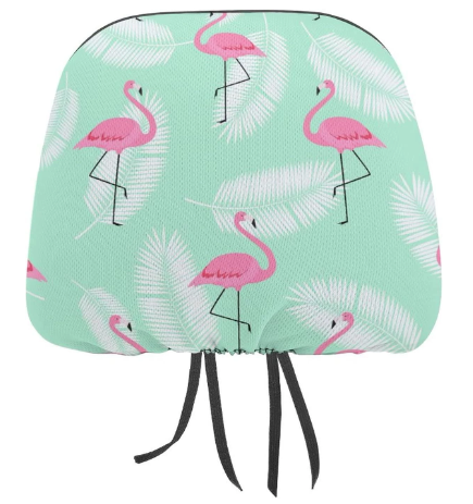 belle housse voiture flamant rose pas chere