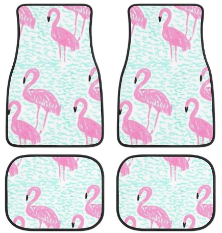 beau tapis de voiture flamant rose pas cher