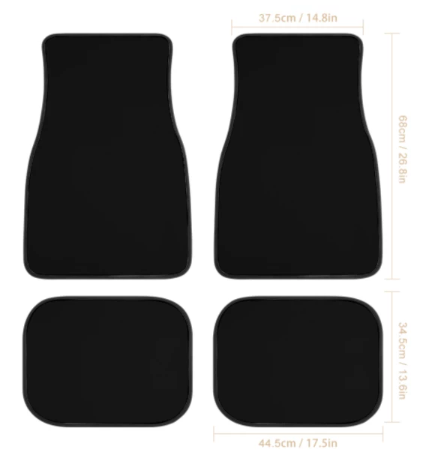 Tapis de sol de Voiture Flamant Rose