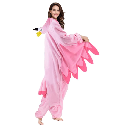 combi flamant rose deguisement complet pour ado et adulte