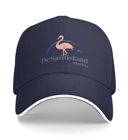 casquette rigide skater flamant rose