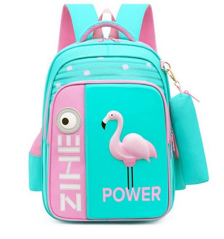 cartable flamant rose