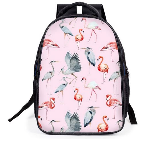 sac a dos flamant rose pastel heron