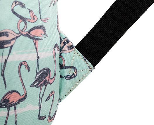 cartable flamant rose renforce