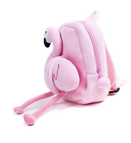 petit cartable flamant rose doudou garderie