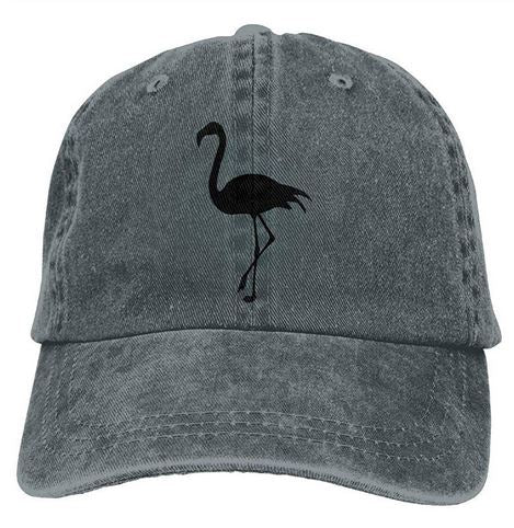 casquette flamant rose sobre discret