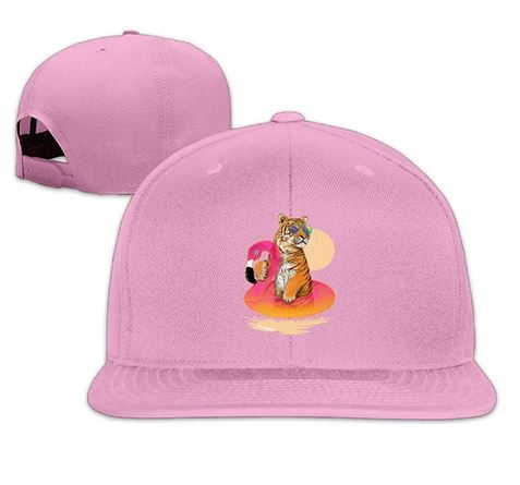 casquette rose rigide flamant rose skater