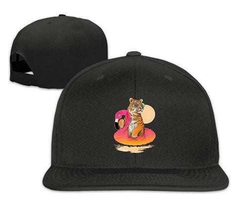 belle casquette rigide flamant rose skater