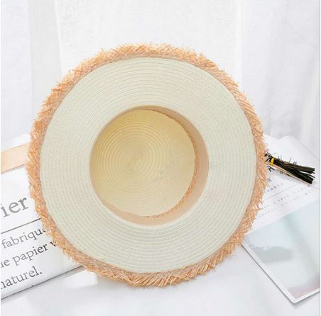 Chapeau en Paille Flamant Rose Chic
