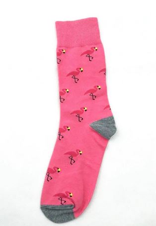 chaussettes flamant rose pas cheres