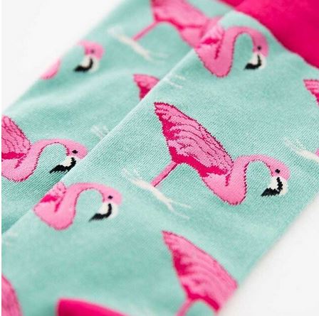 chaussettes flamant rose fantaisie
